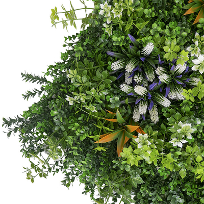 High Density  PP Plastic Exterior Artificial Wall Grass Panel