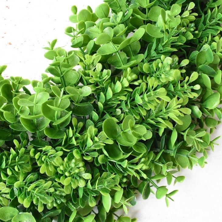 Home Artificial Plant Wall Panels For Festival Christmas Decor