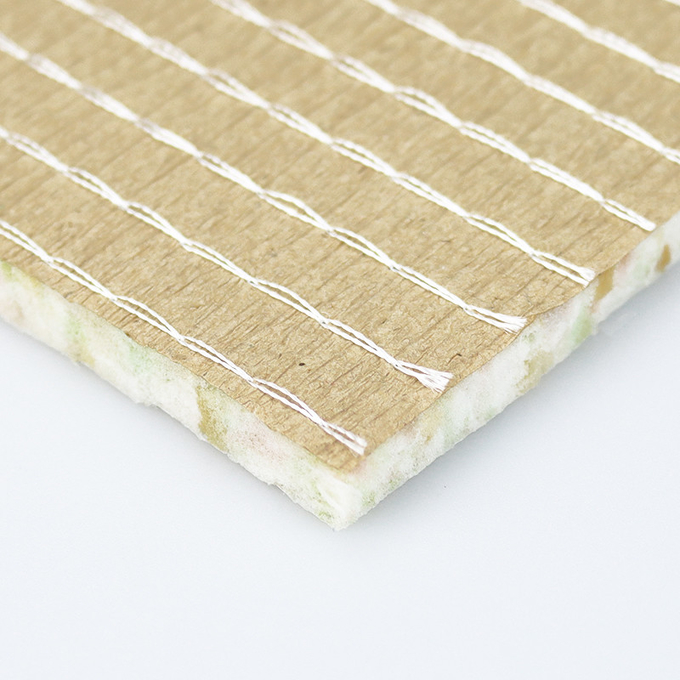 Acrespone el papel que cose la alfombra marrón de la esponja de la espuma de la PU de la fibra sida la base para la casa