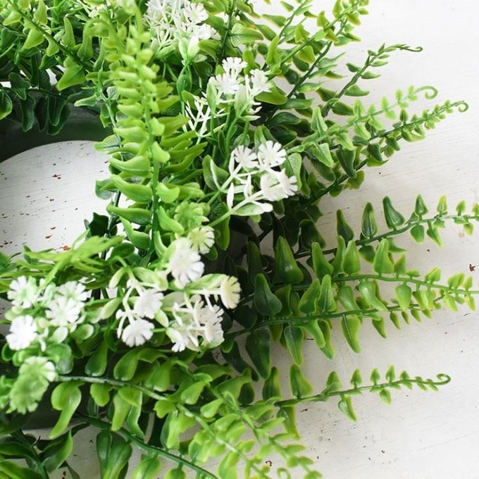 Falso plástico artificial verde de la planta de vid de las hojas de la venta de la decoración caliente de la boda